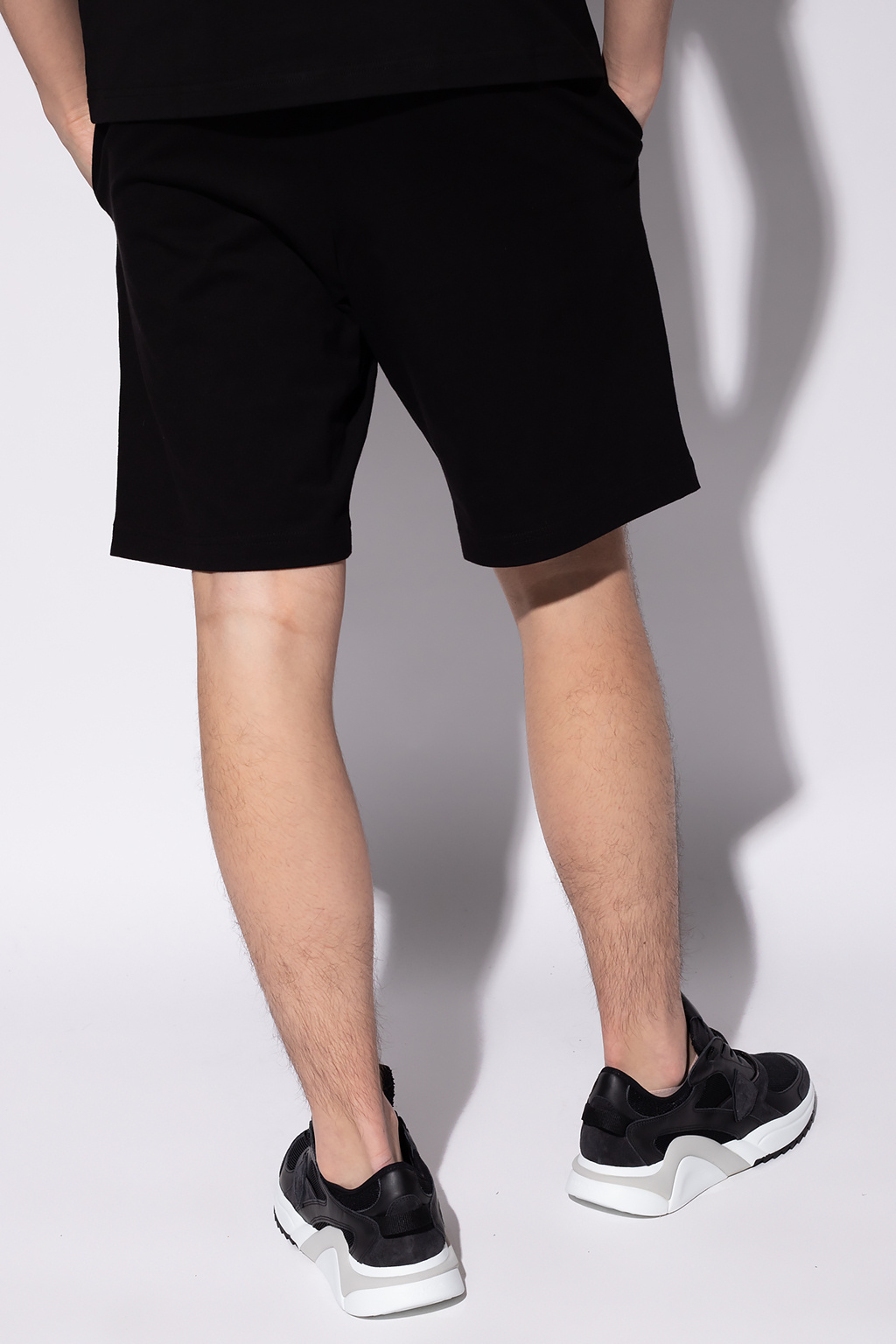 Black armani outlet shorts